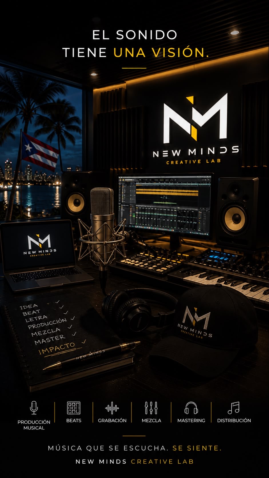 Estudio de grabación y producción musical de New Minds